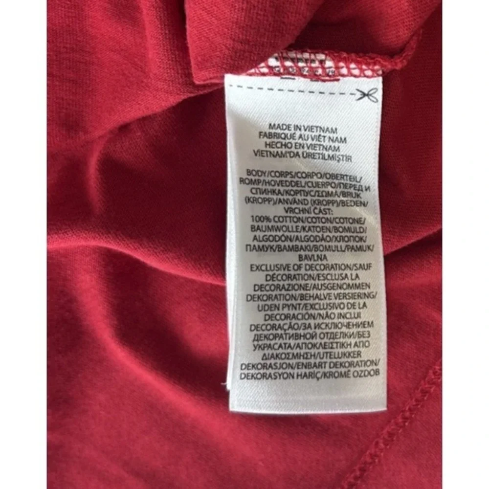 Polo Ralph Lauren Navy Blue Big Pony Number 3 Red T Shirt Mens Single Stitch SM